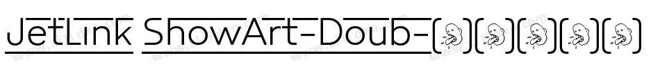 JetLink ShowArt-Doub字体转换